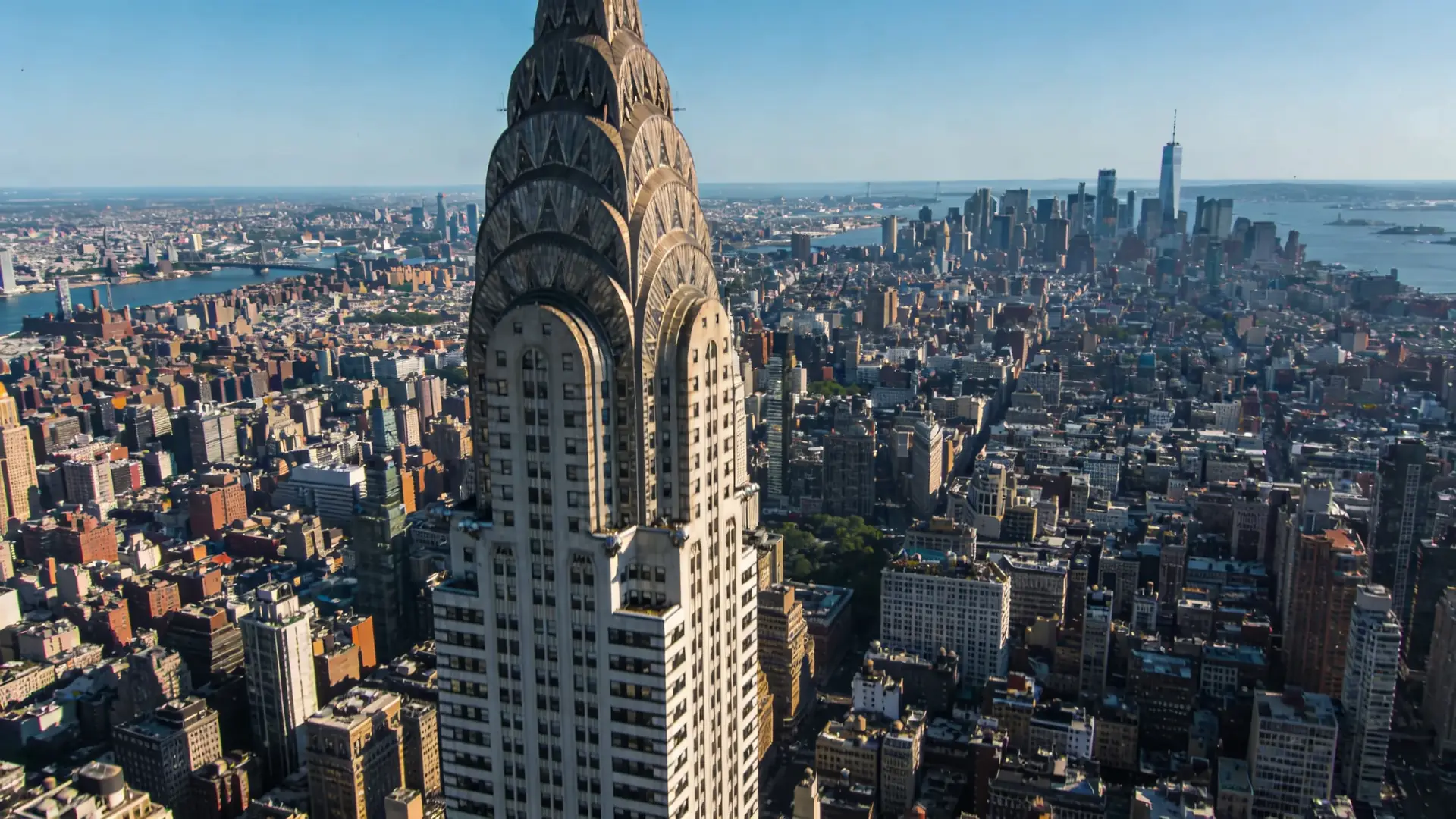 View from Top of the Rock looking south with Empire State Building in frame — best observation deck NYC for photos comparison