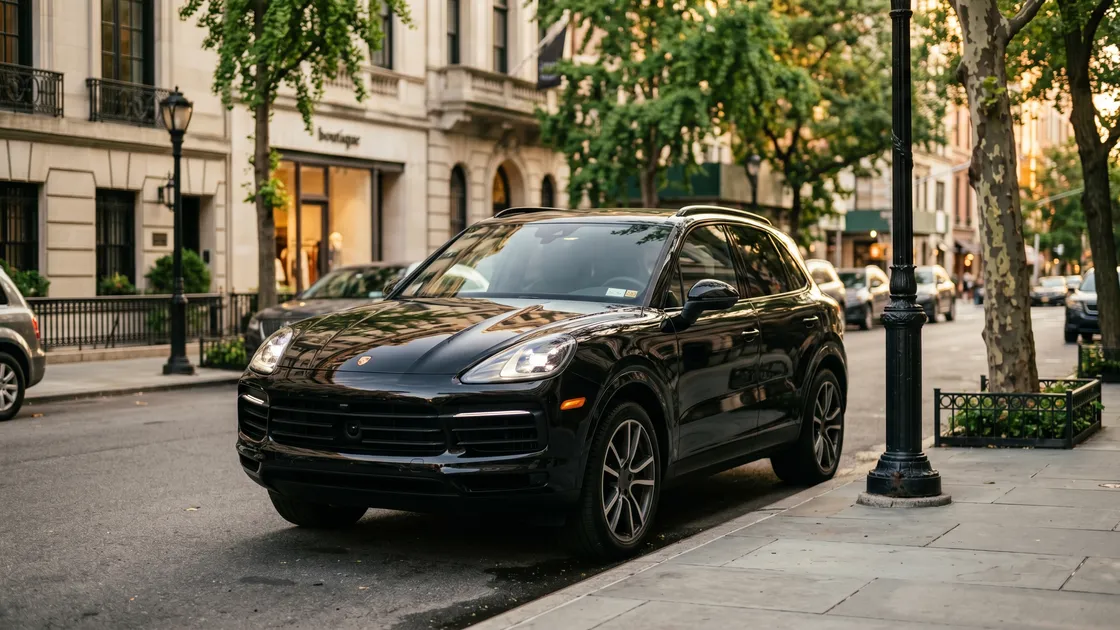 Black-car SUV